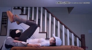 瑜伽褲白襪近焦特寫-svj798ds